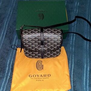 Goyard Black and White Shoulder Bag
